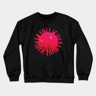 Covid 19 Red Crewneck Sweatshirt